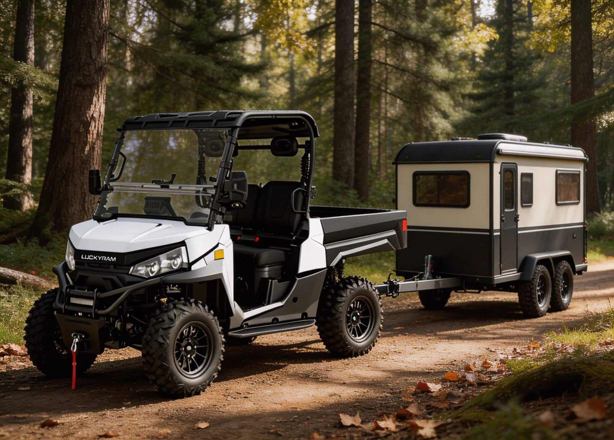 4WD terenski električni UTV 73,6 V PKE brez ključa 20 kW največja moč 670 kg