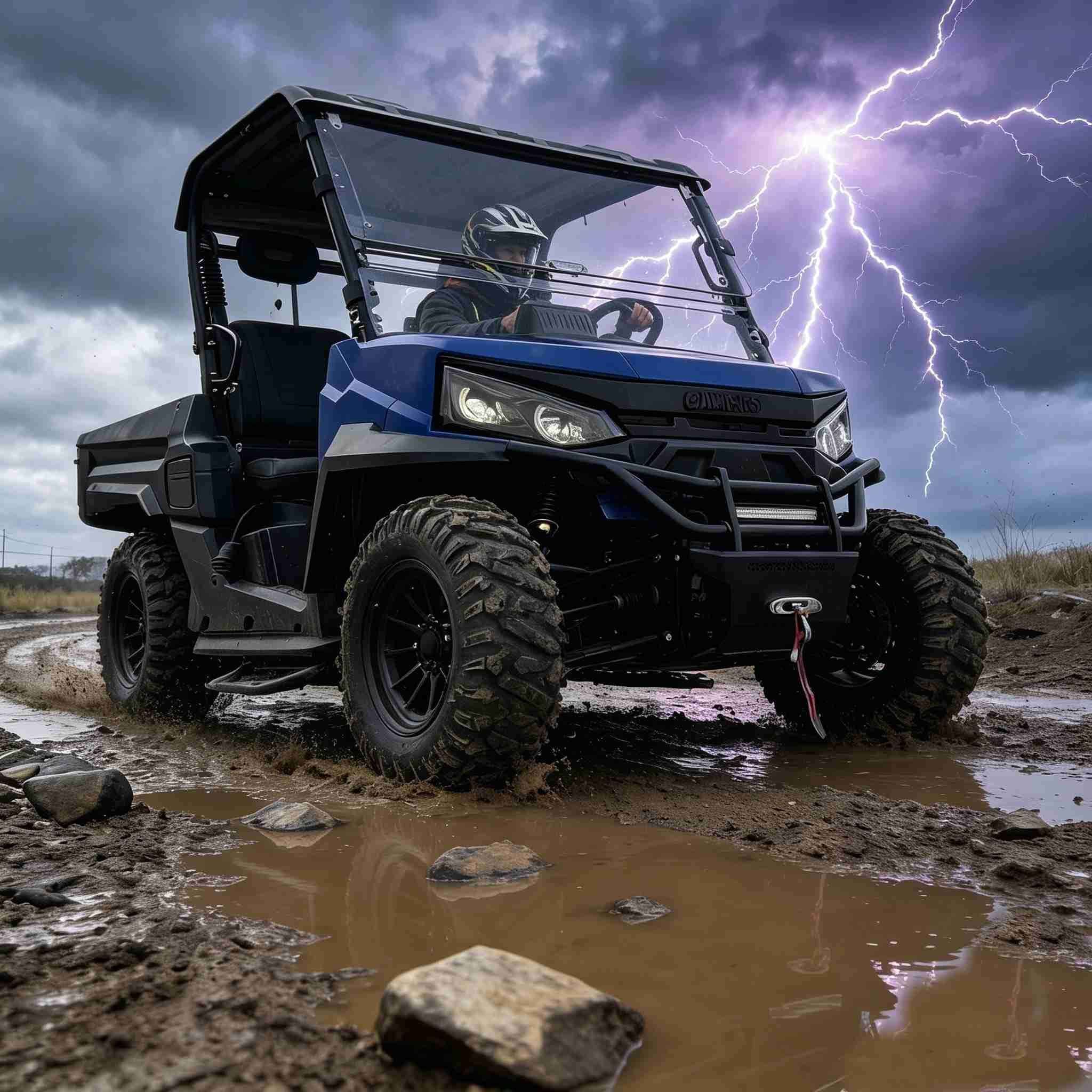 4WD terenski UTV 73,6 V 1000 kg vleka 400 A krmilnik 150 Ah