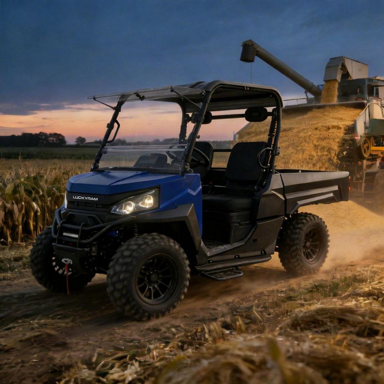 Električni UTV 4WD Wading 290 mm Globina 350 kg Nosilnost