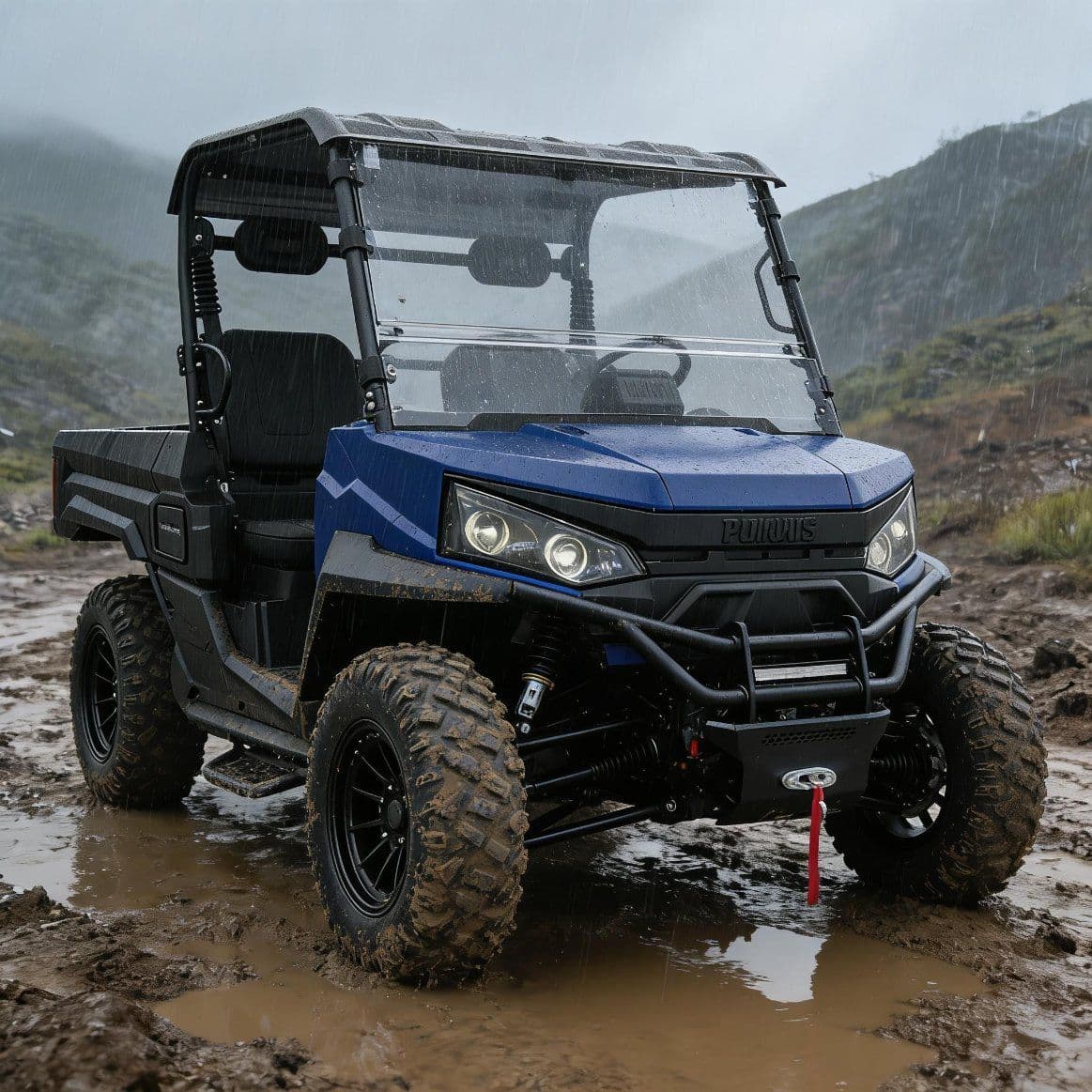 PKE Sistem za zagon brez ključa 10KW AC motor Električni UTV 400A Krmilnik Doseg 80-100km 4WD