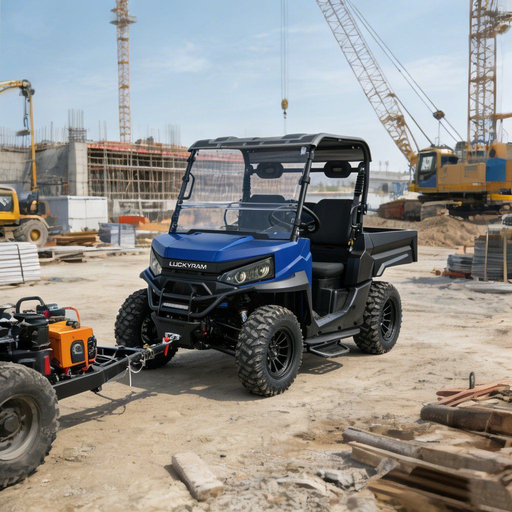 Delo na ranču UTV 4WD 10KW AC motor 670 kg Nakladanje 1000 kg Vleka